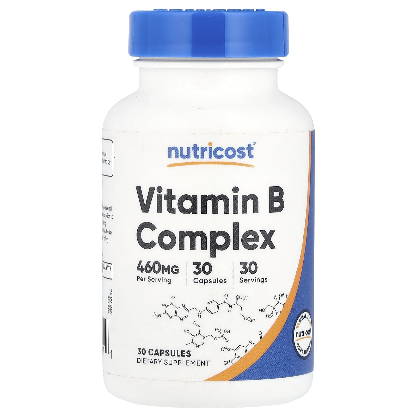 Nutricost, Vitamin B Complex, 30 Capsules - Image 1