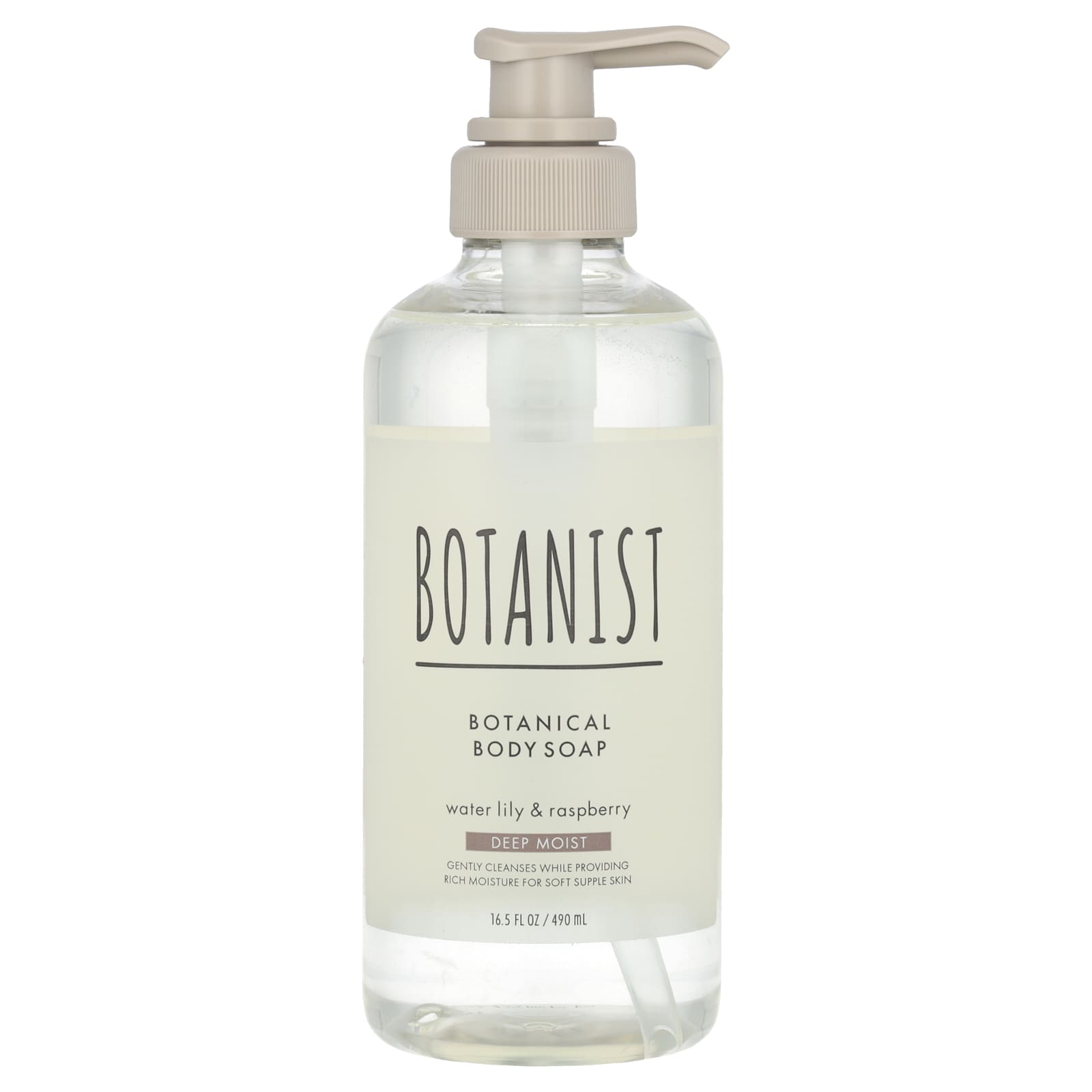 Botanist Water Lily & Raspberry Body Soap for Deep Moisture, 16.5 fl oz - Image 1