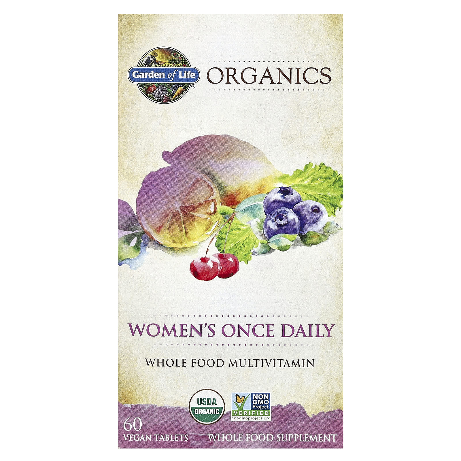 Garden of Life Women's Once Daily Organic Multivitamin for Health & Energy - Image 1