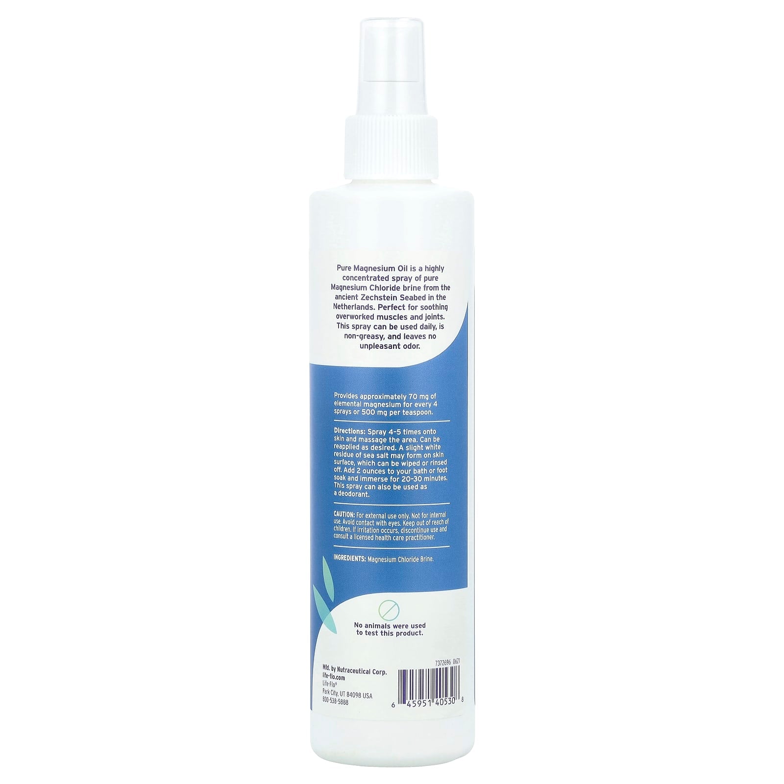 Life-flo, Pure Magnesium Oil Spray, 8 fl oz (237 ml) - Image 2