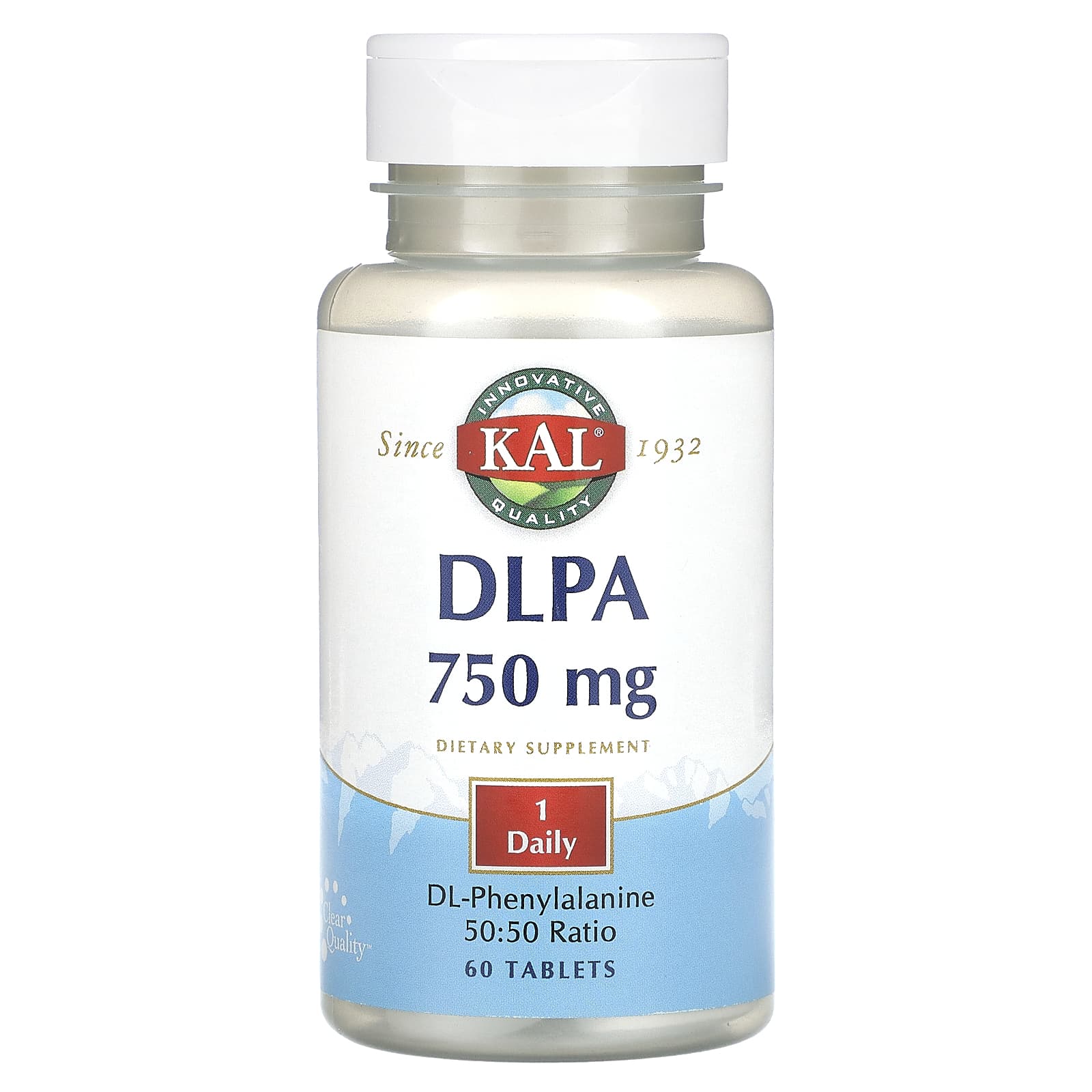 KAL, DLPA, 750 mg, 60 Tablets - Image 1