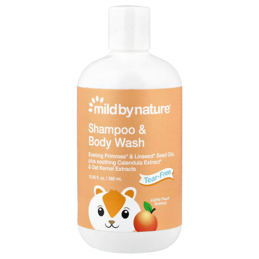 Gentle Baby Shampoo and Body Wash by Mild By Nature - Tear-Free & pH Balanced - Image 1