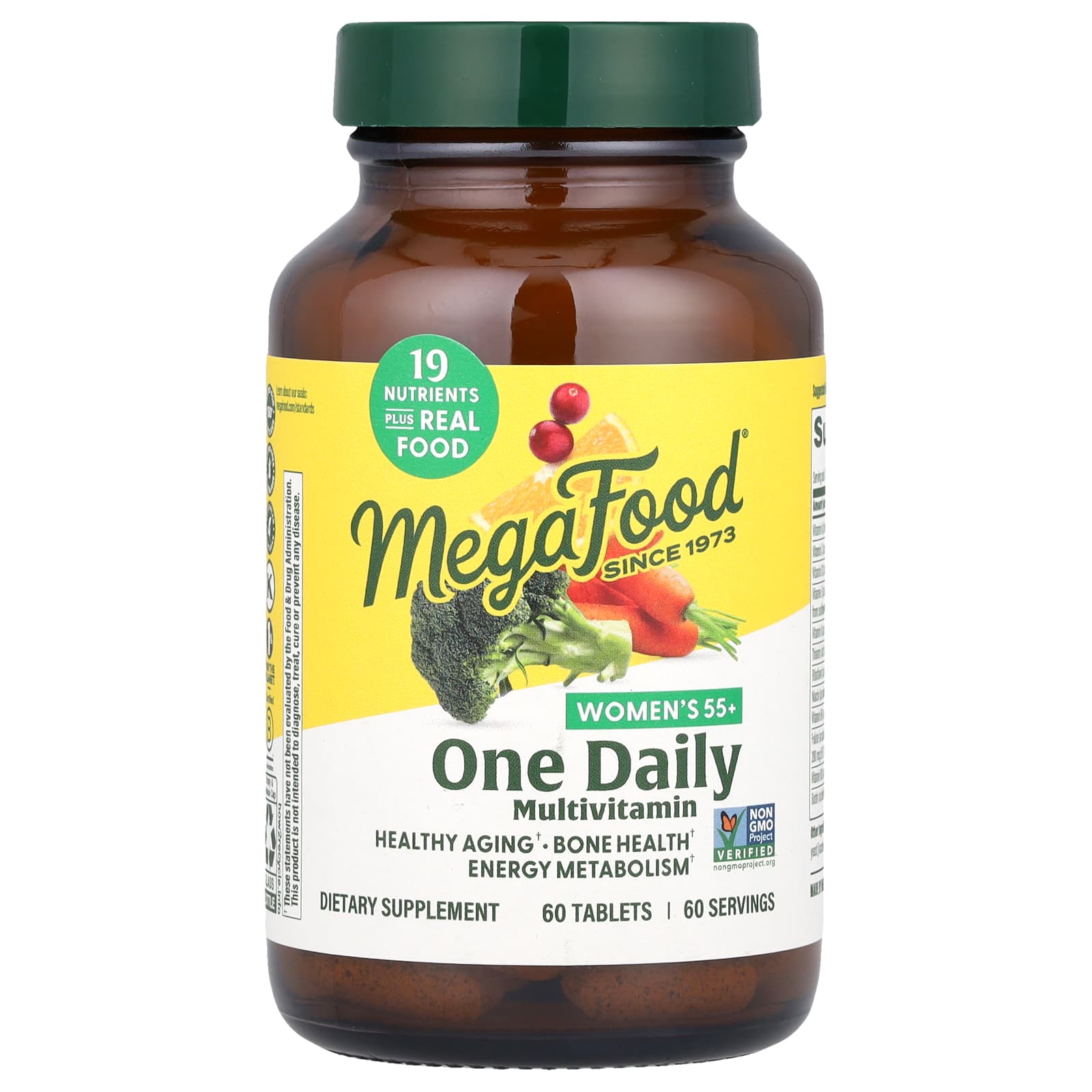 MegaFood, Women's 55+, One Daily Multivitamin, 60 Tablets - Image 1