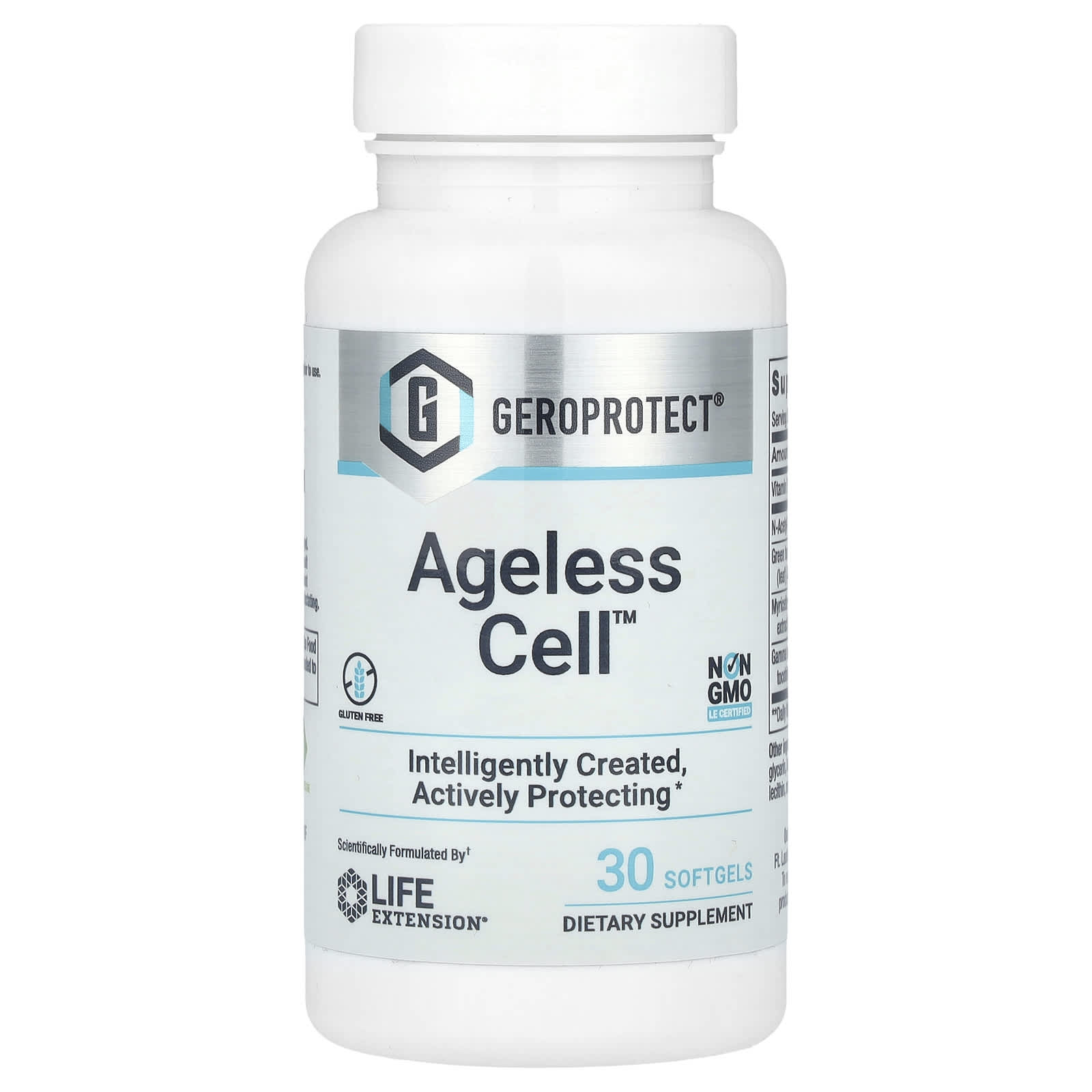 Life Extension, GEROPROTECT, Ageless Cell, 30 Softgels - Image 1