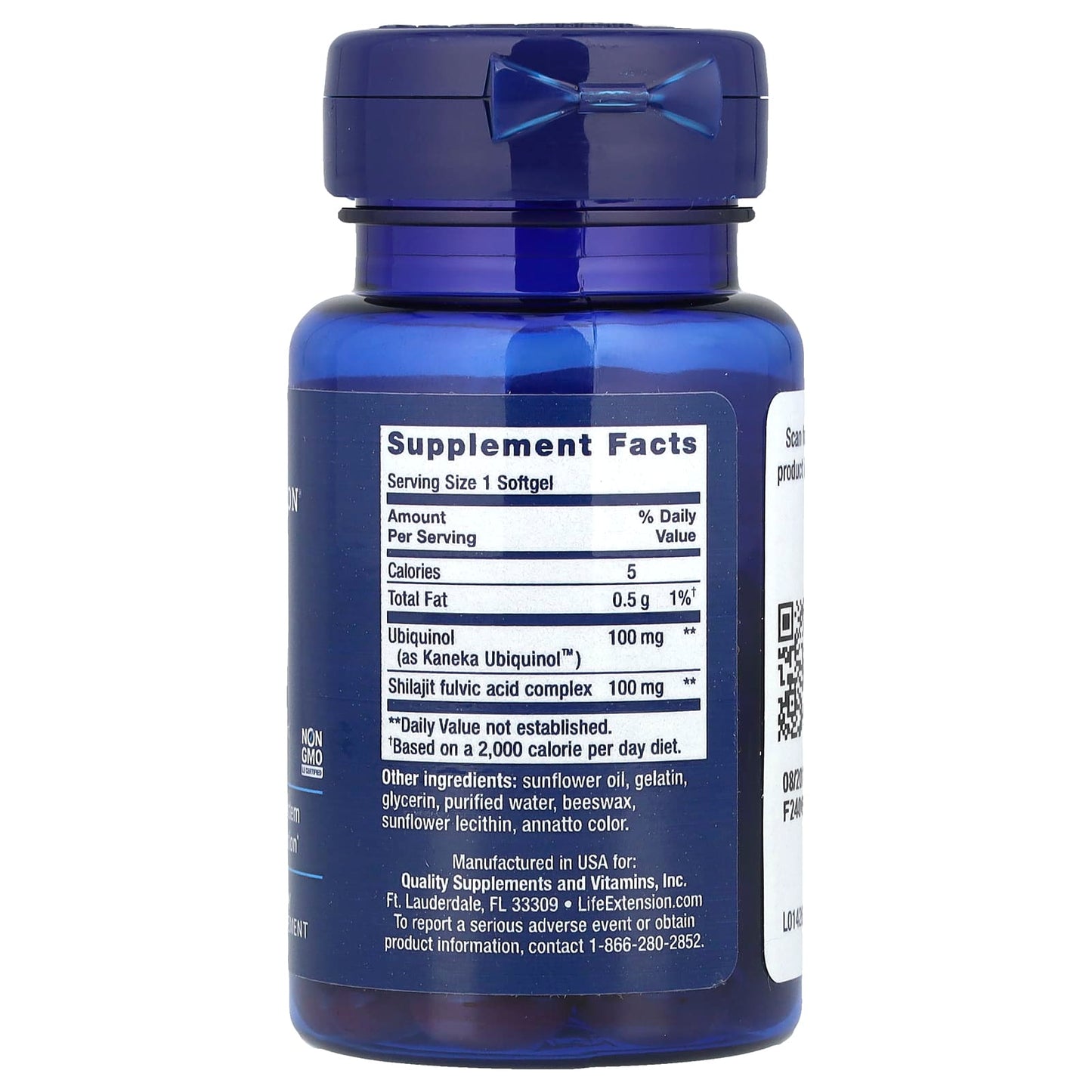 Life Extension, Super Ubiquinol CoQ10 with Enhanced Mitochondrial Support, 100 mg, 60 Softgels - Image 2