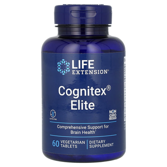 Life Extension, Cognitex Elite, 60 Vegetarian Tablets - Image 1