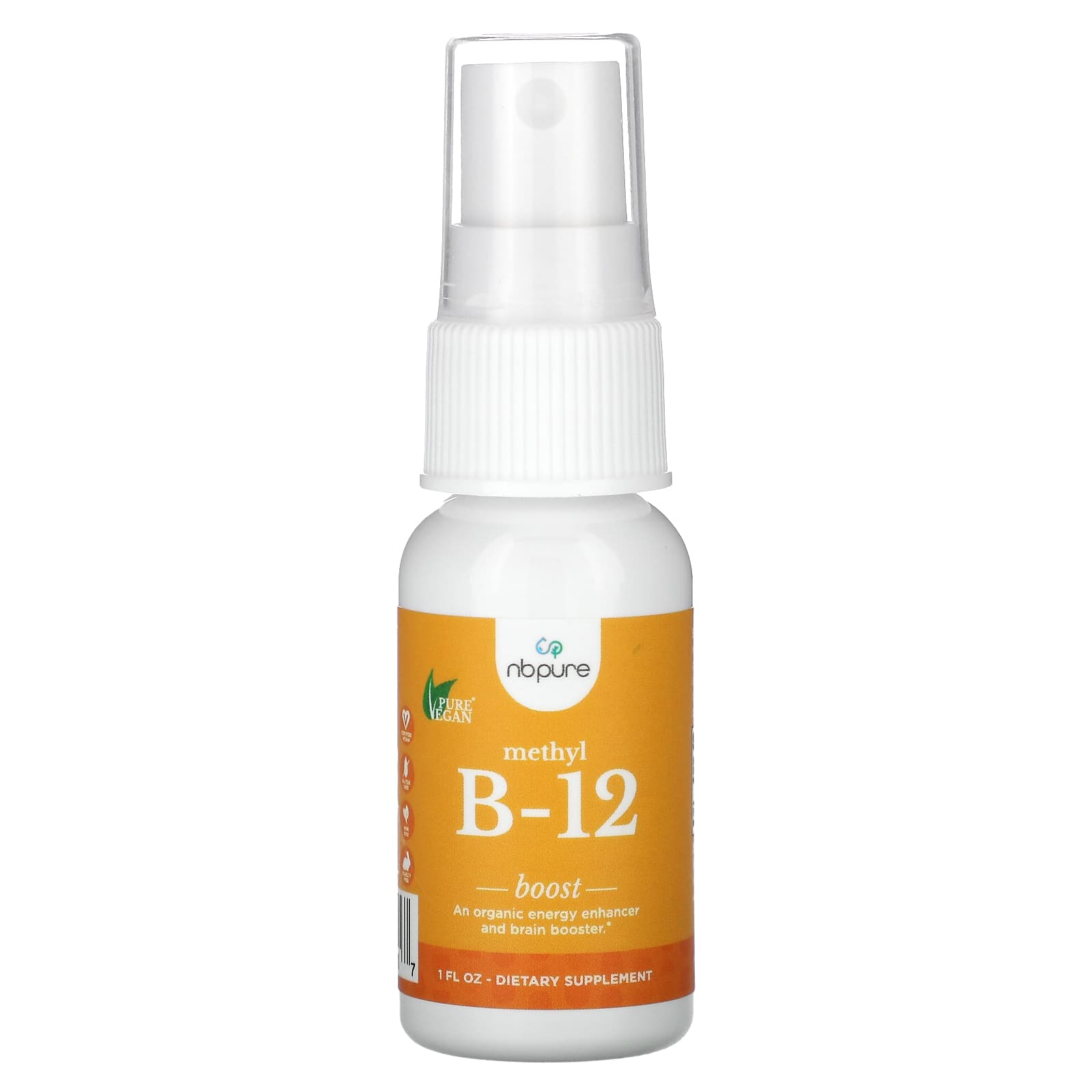 NB Pure, Methyl B-12 Spray, 500 mcg, 1 fl oz - Image 1