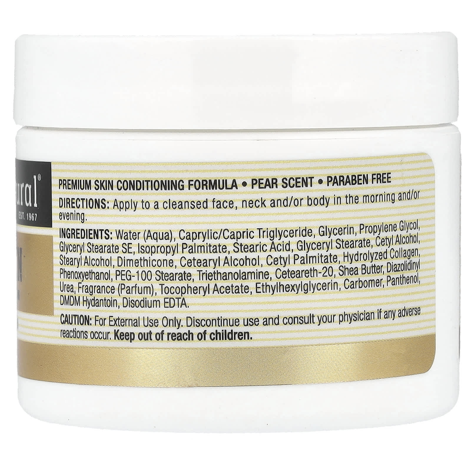 Mason Natural, Collagen Premium Skin Cream, Pear, 2 oz (57 g) - Image 2