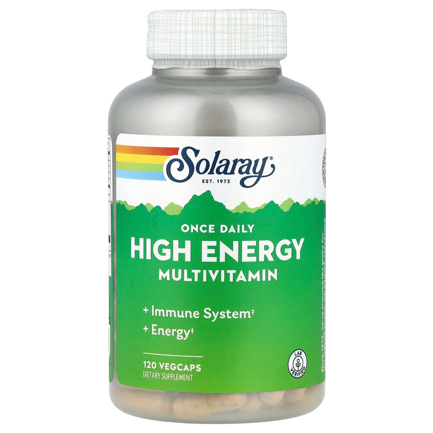 Solaray, Once Daily High Energy Multivitamin, 120 VegCaps - Image 1