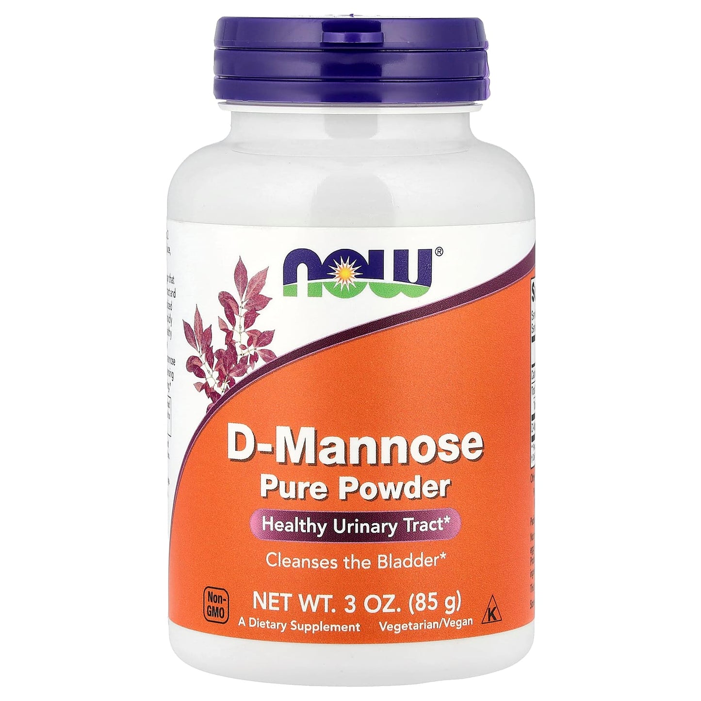 NOW Foods, D-Mannose Pure Powder, 3 oz (85 g) - Image 1
