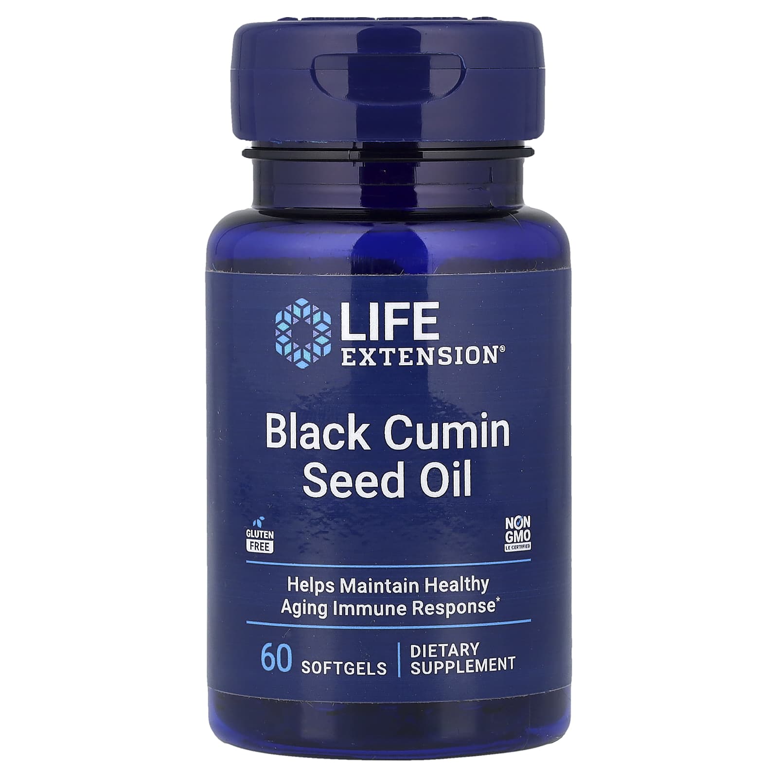 Life Extension, Black Cumin Seed Oil, 60 Softgels (500 mg per Softgel) - Image 1