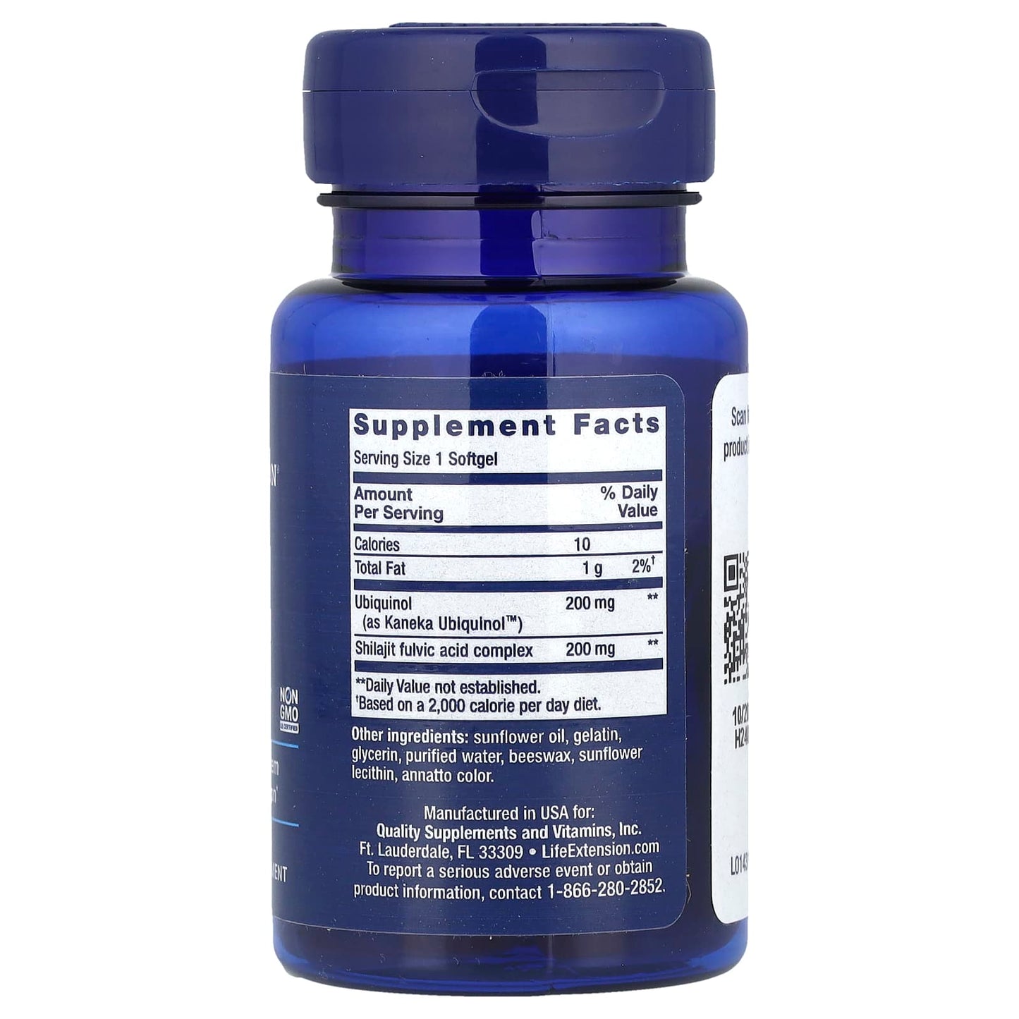 Life Extension, Super Ubiquinol CoQ10 with Enhanced Mitochondrial Support, 200 mg, 30 Softgels - Image 2