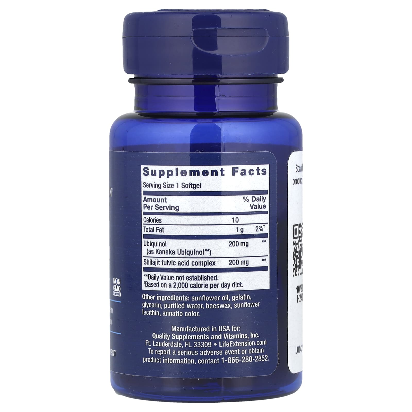 Life Extension, Super Ubiquinol CoQ10 with Enhanced Mitochondrial Support, 200 mg, 30 Softgels - Image 2