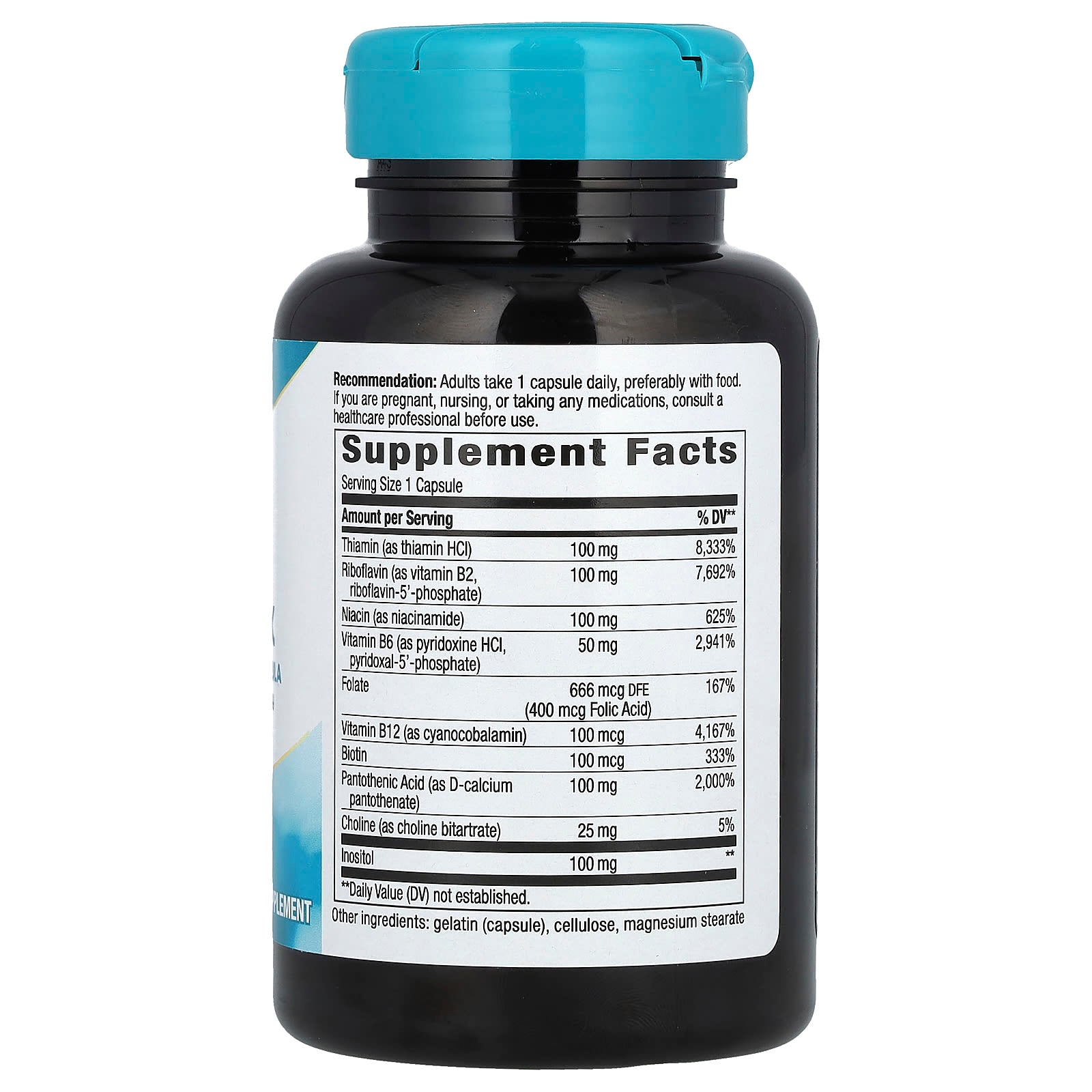 Nature's Way, B-100 Complex, 100 Capsules - Image 2