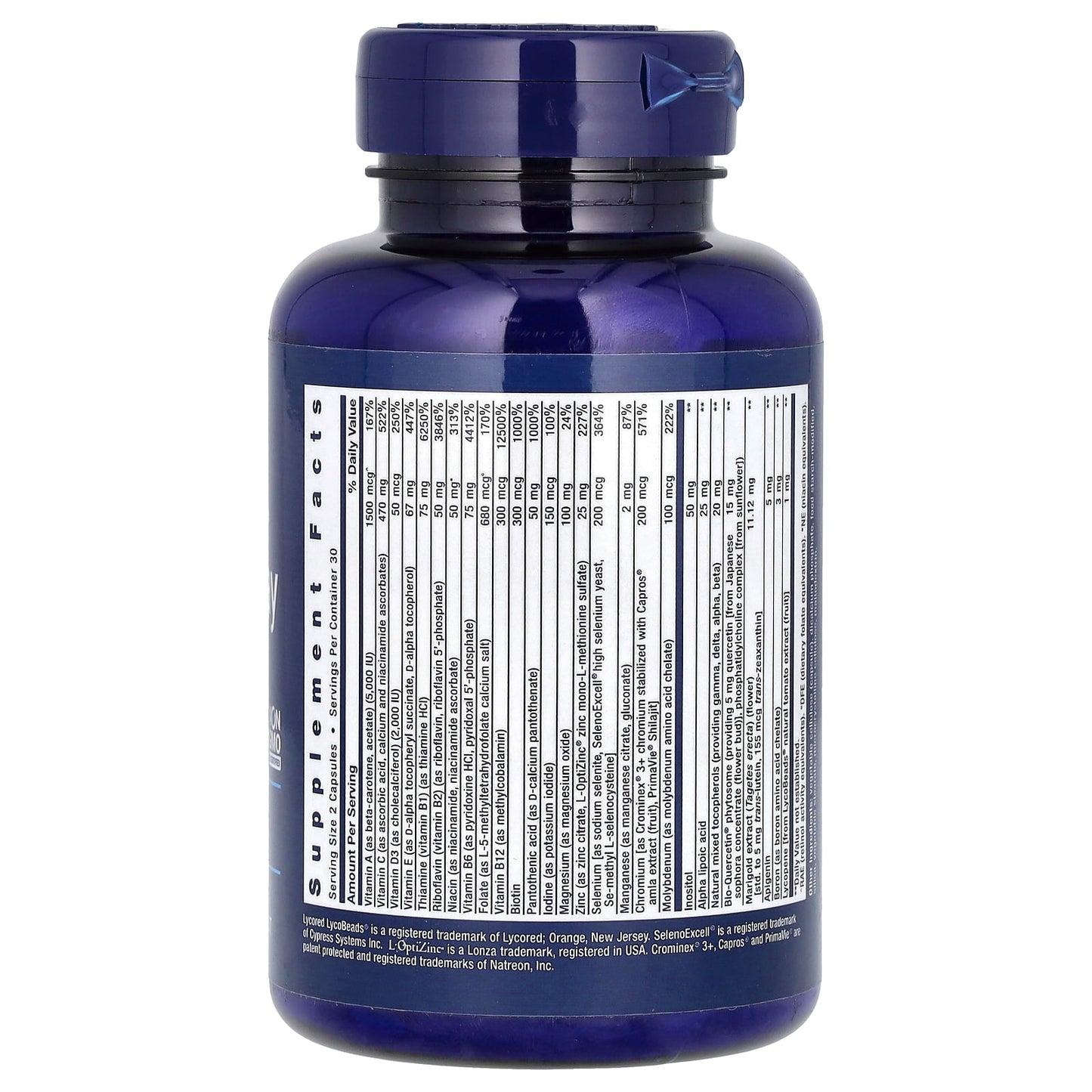 Life Extension, Two-Per-Day Multivitamin, 60 Capsules - Image 2