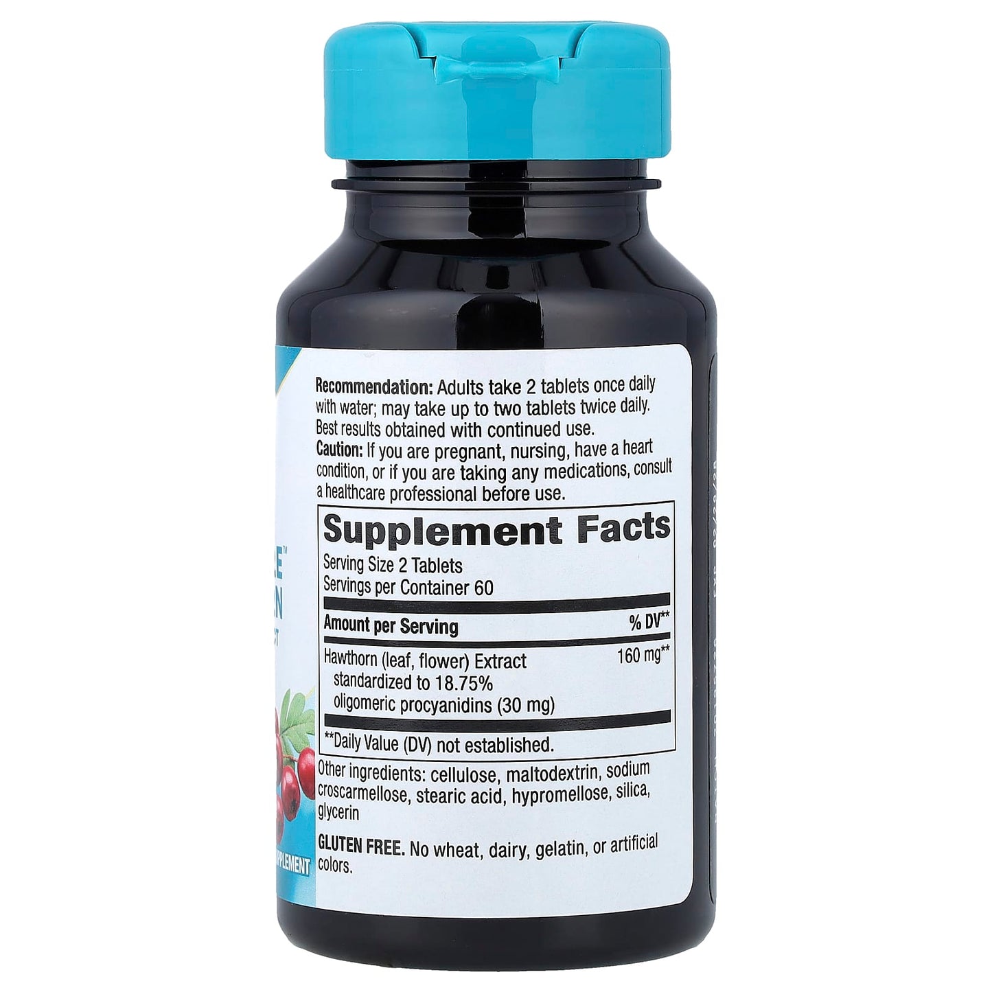 Nature's Way, HeartCare™, Hawthorn, 120 Vegan Tablets (80 mg per Tablet) - Image 2