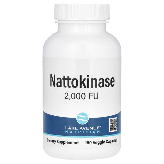 Boost Cardiovascular Health with Lake Avenue Nutrition Nattokinase 2000 FU Capsules - Image 1