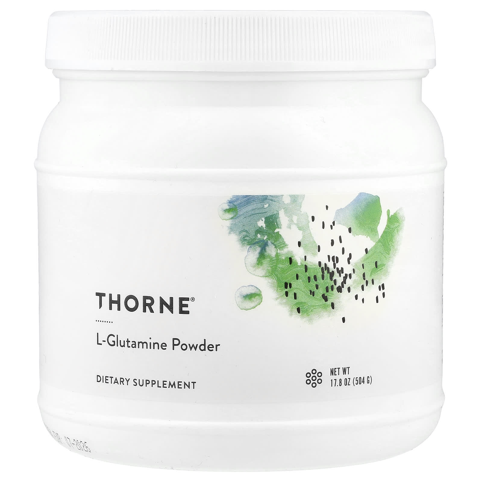 Thorne, L-Glutamine Powder, 17.8 oz (504 g) - Image 1