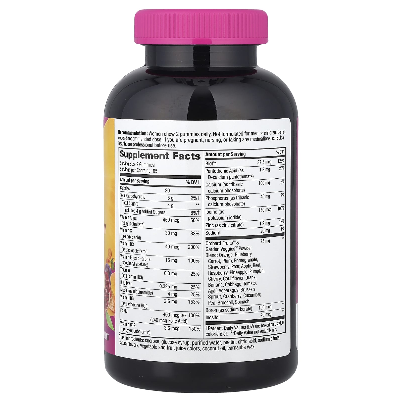 Nature's Way, Alive! Women's Gummy Multivitamin, Mixed Berry, 130 Gummies - Image 2