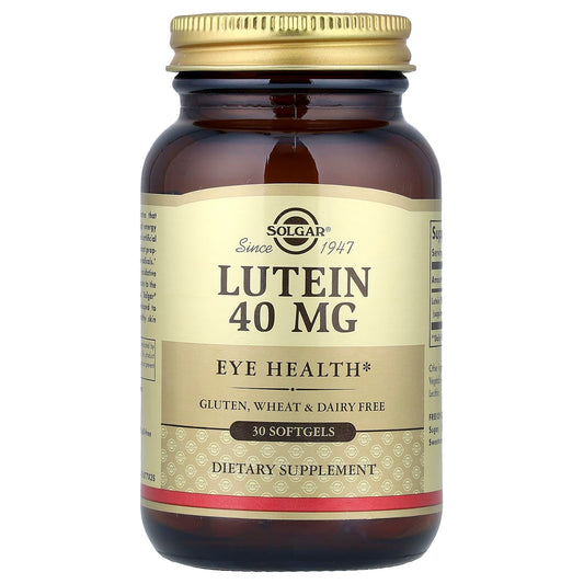 Solgar, Lutein, 40 mg, 30 Softgels - Image 1