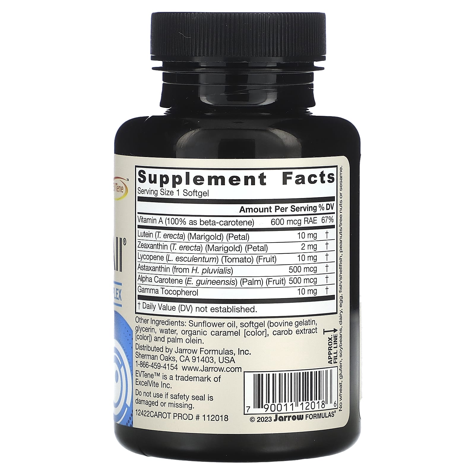 Jarrow Formulas, CarotenAll, Mixed Carotenoids Complex, 60 Softgels