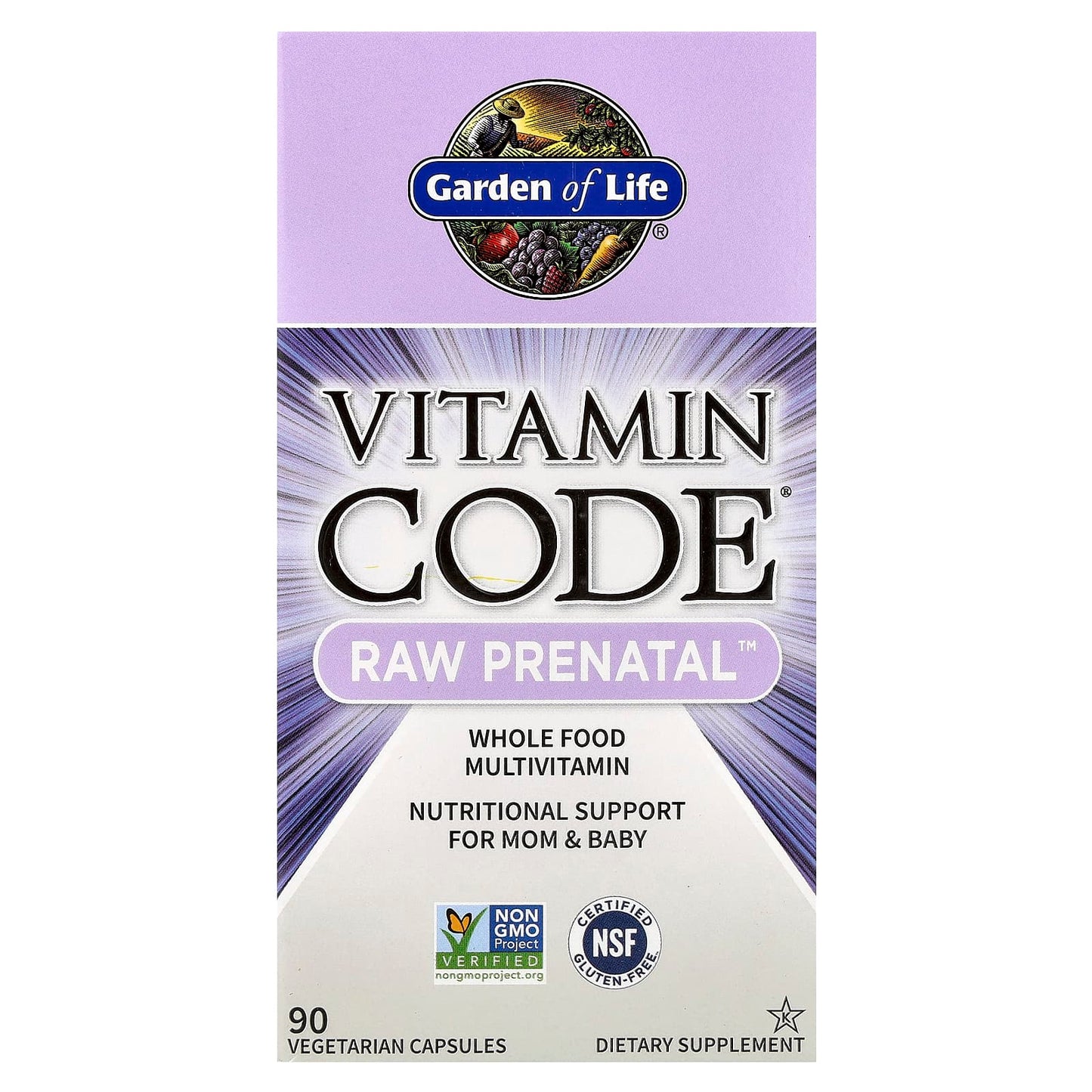 Nourish Mom & Baby with Raw Prenatal Vitamins - Garden of Life - Image 1