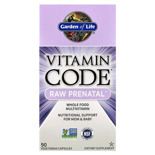 Nourish Mom & Baby with Raw Prenatal Vitamins - Garden of Life - Image 1