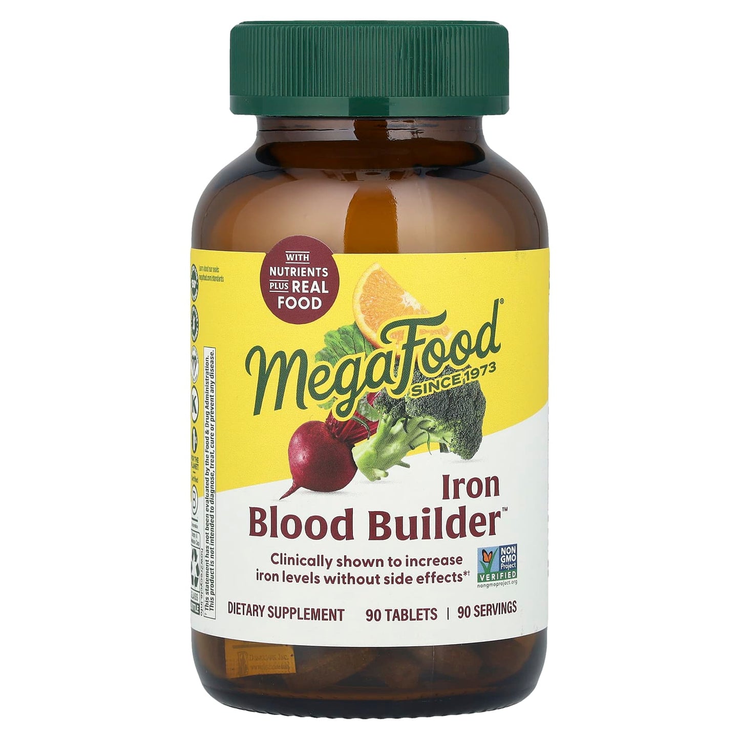 MegaFood, Iron Blood Builder™, 90 Tablets - Image 1