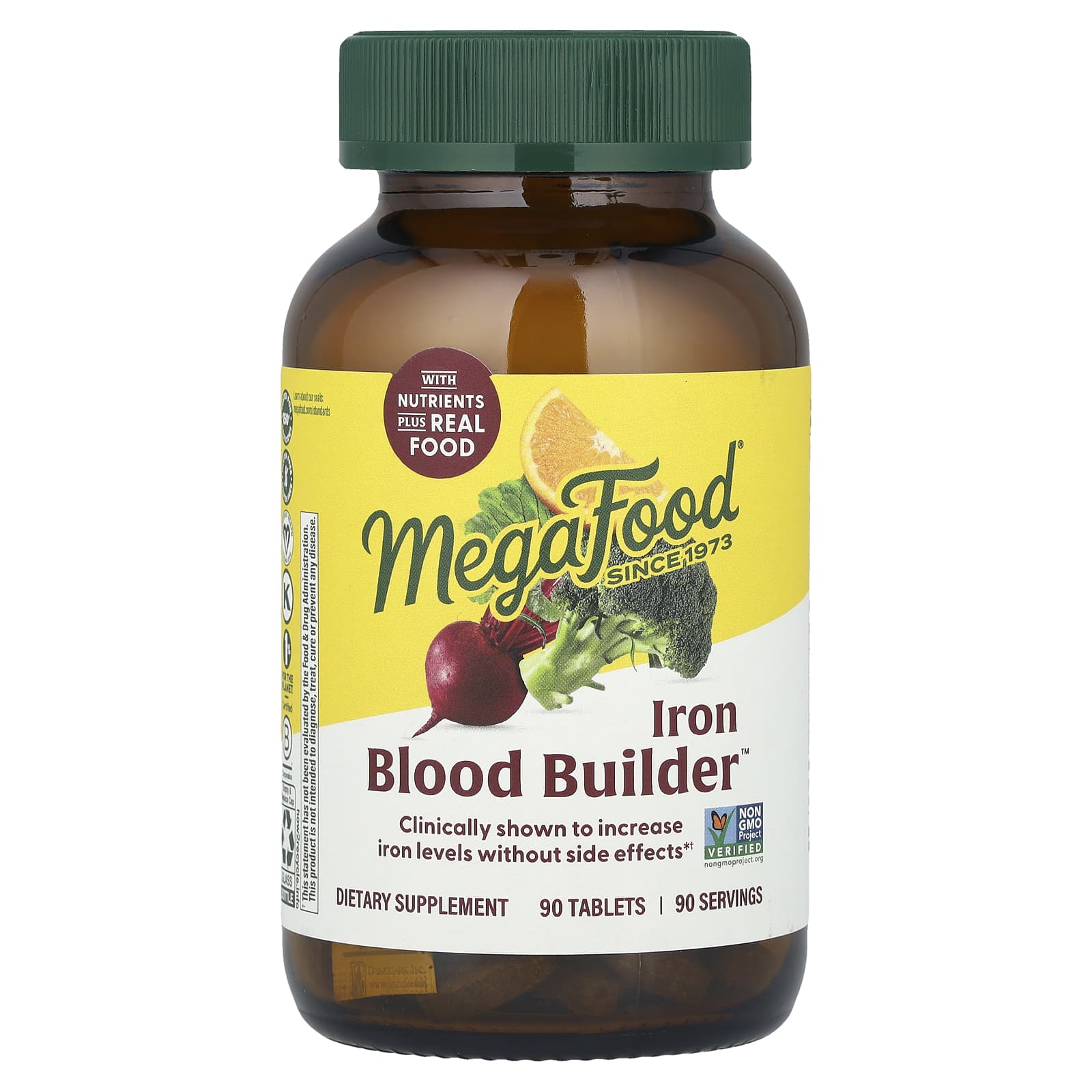 MegaFood, Iron Blood Builder™, 90 Tablets - Image 1