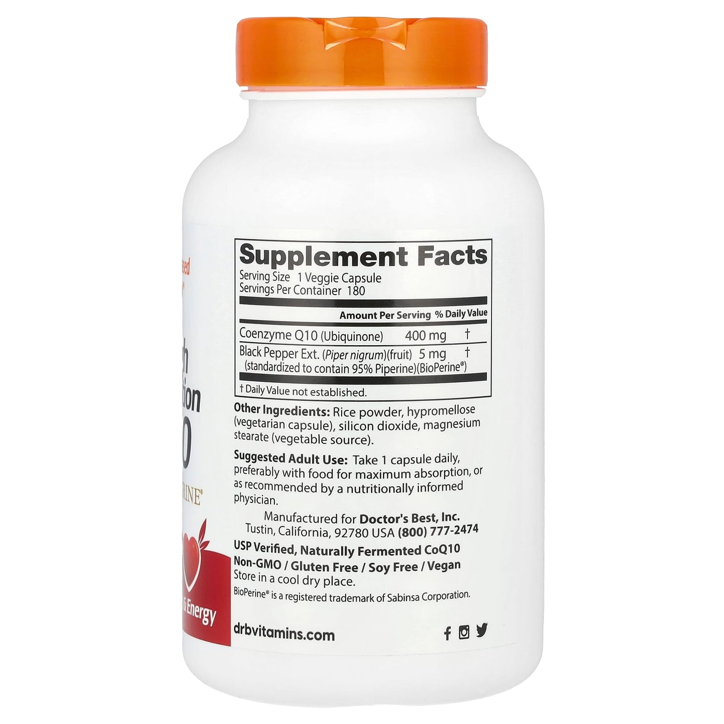 High Absorption CoQ10 Supplement - Doctor's Best - Image 2