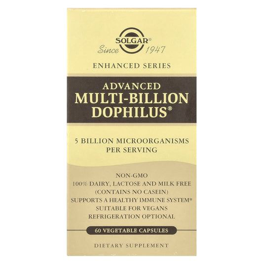 Solgar, Advanced Multi-Billion Dophilus®, 60 Vegetable Capsules - Image 1