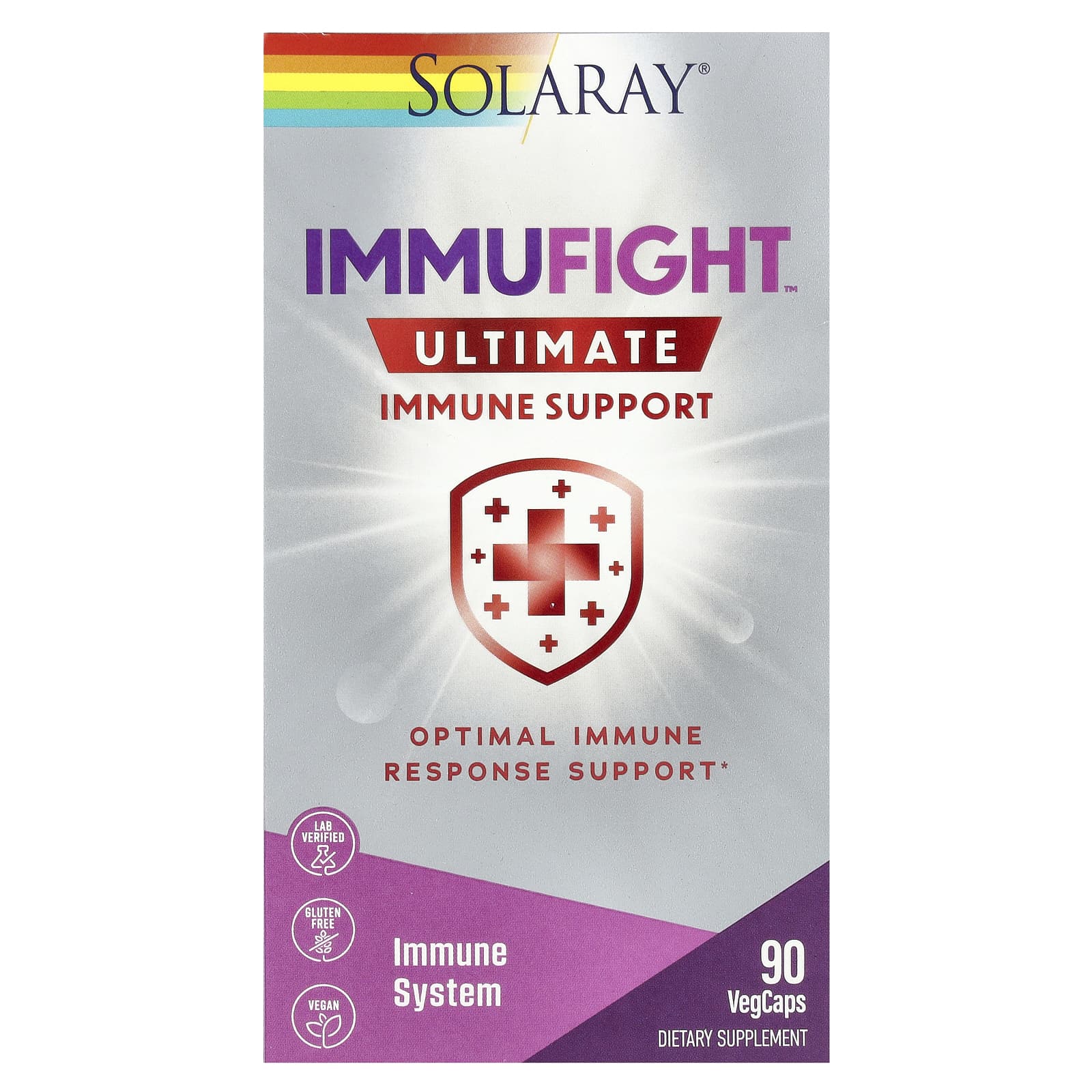 Solaray, ImmuFight™, Ultimate Immune Support, 90 VegCaps - Image 1