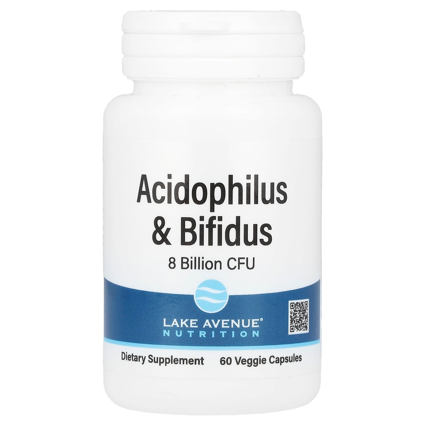 Acidophilus and Bifidus Probiotic Blend - 8 Billion CFU - 60 Veggie Capsules - Image 1