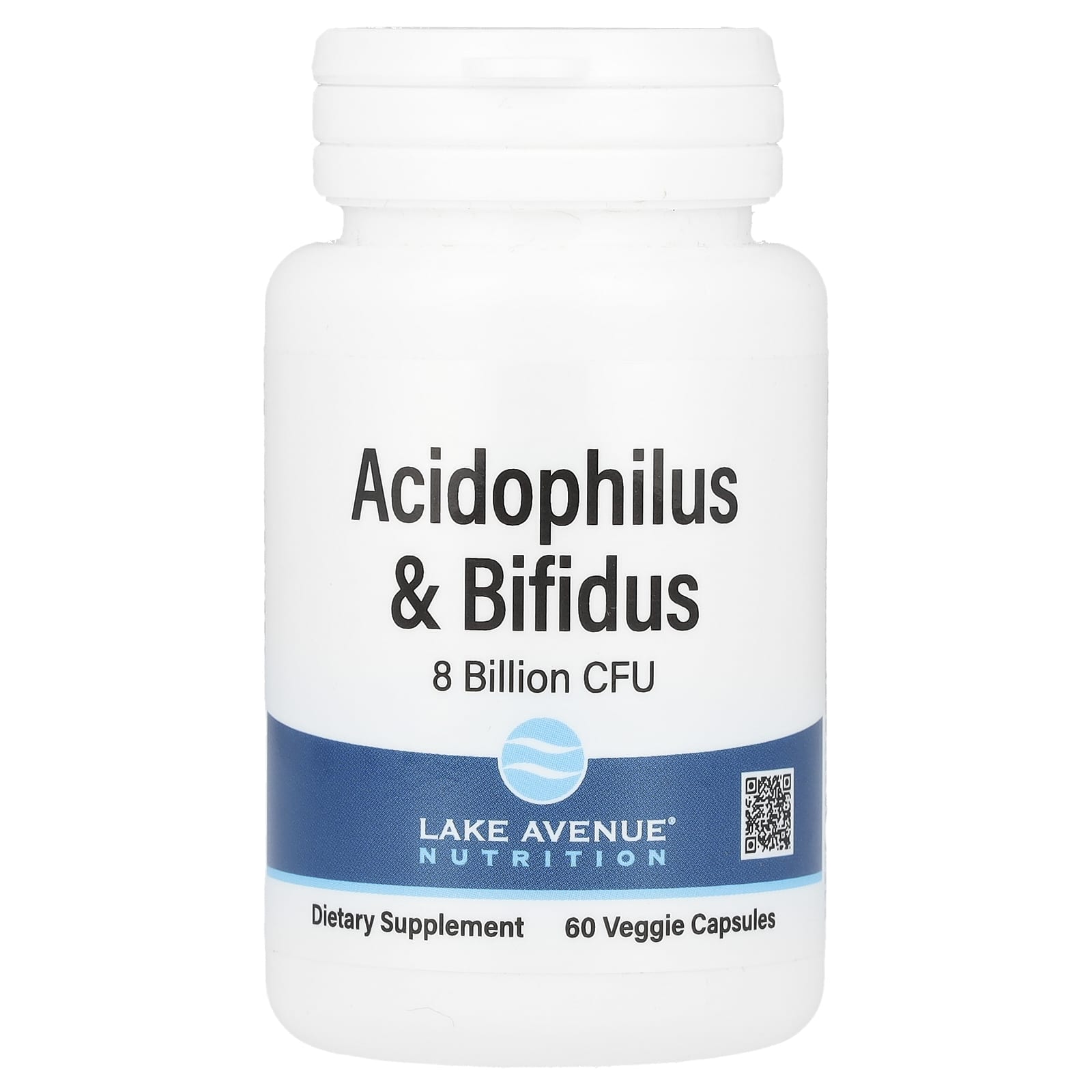 Acidophilus and Bifidus Probiotic Blend - 8 Billion CFU - 60 Veggie Capsules - Image 1