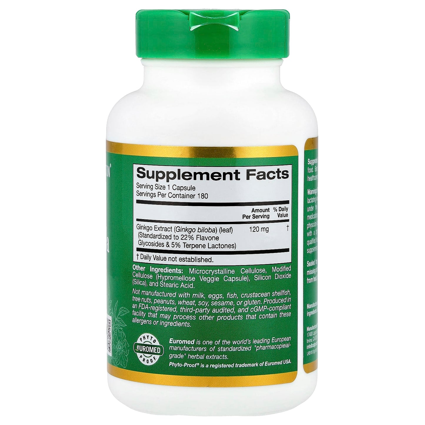 Ginkgo Biloba Extract 120mg - Cognitive Health & Memory Support - Image 2
