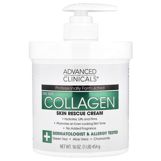 Collagen Skin Rescue Cream by Advanced Clinicals, Hydrates & Firms Skin - Image 1