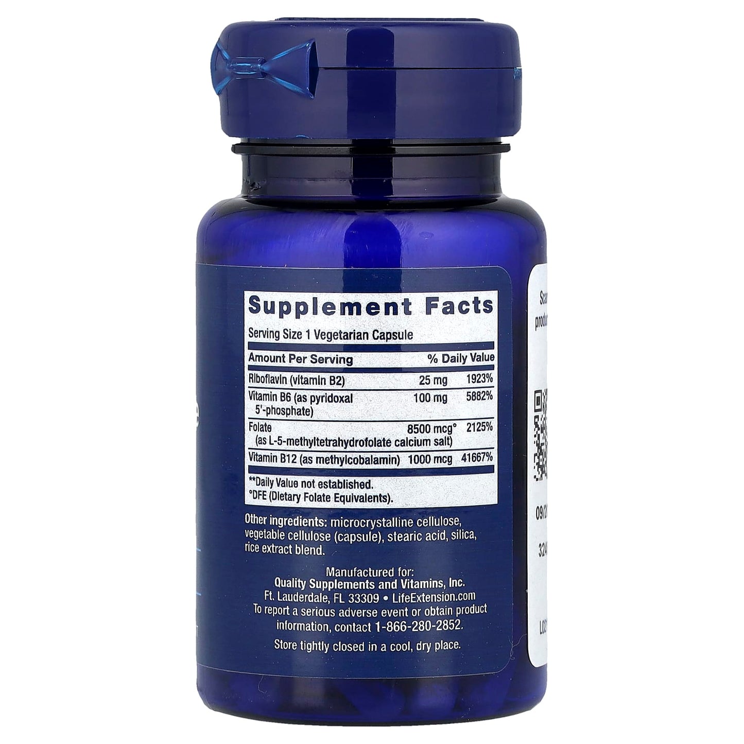 Life Extension, Homocysteine Resist, 60 Vegetarian Capsules - Image 2