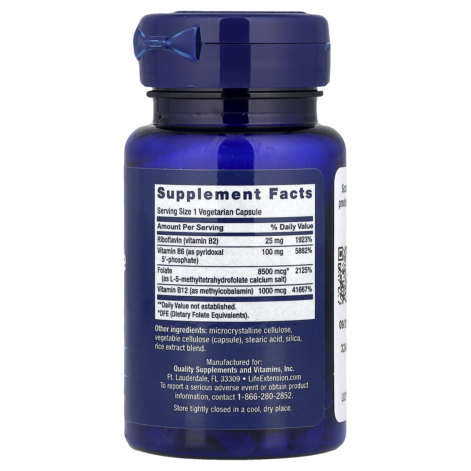 Life Extension, Homocysteine Resist, 60 Vegetarian Capsules - Image 2