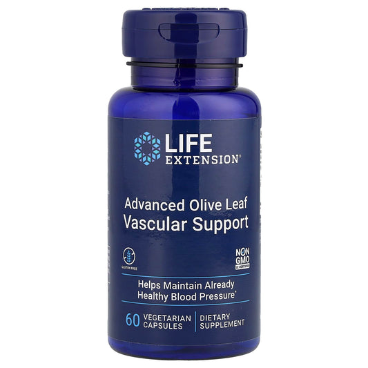 Life Extension, Advanced Olive Leaf Vascular Support , 60 Vegetarian Capsules - Image 1
