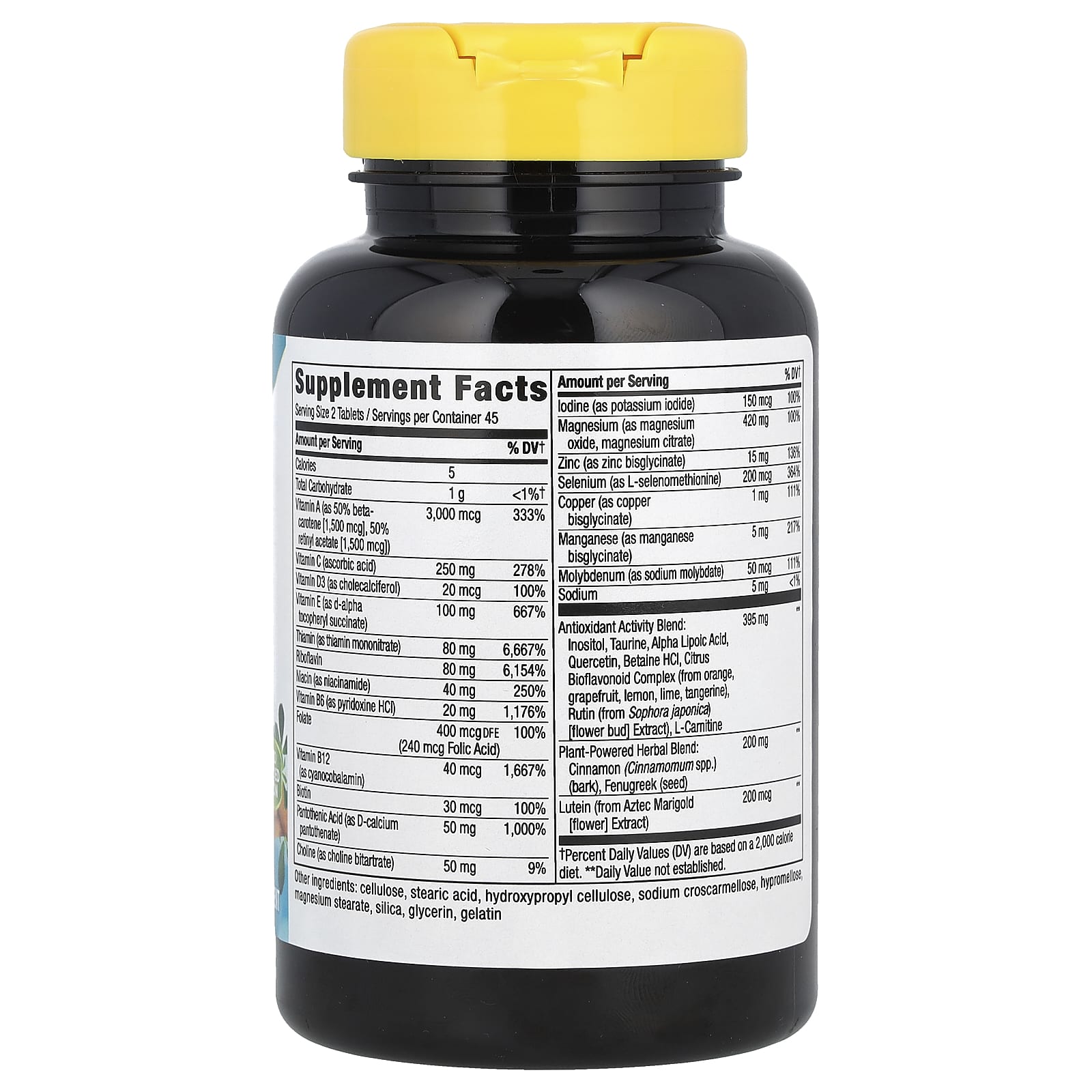 Nature's Way, Completia®, Diabetic  Multivitamin, 90 Tablets - Image 2