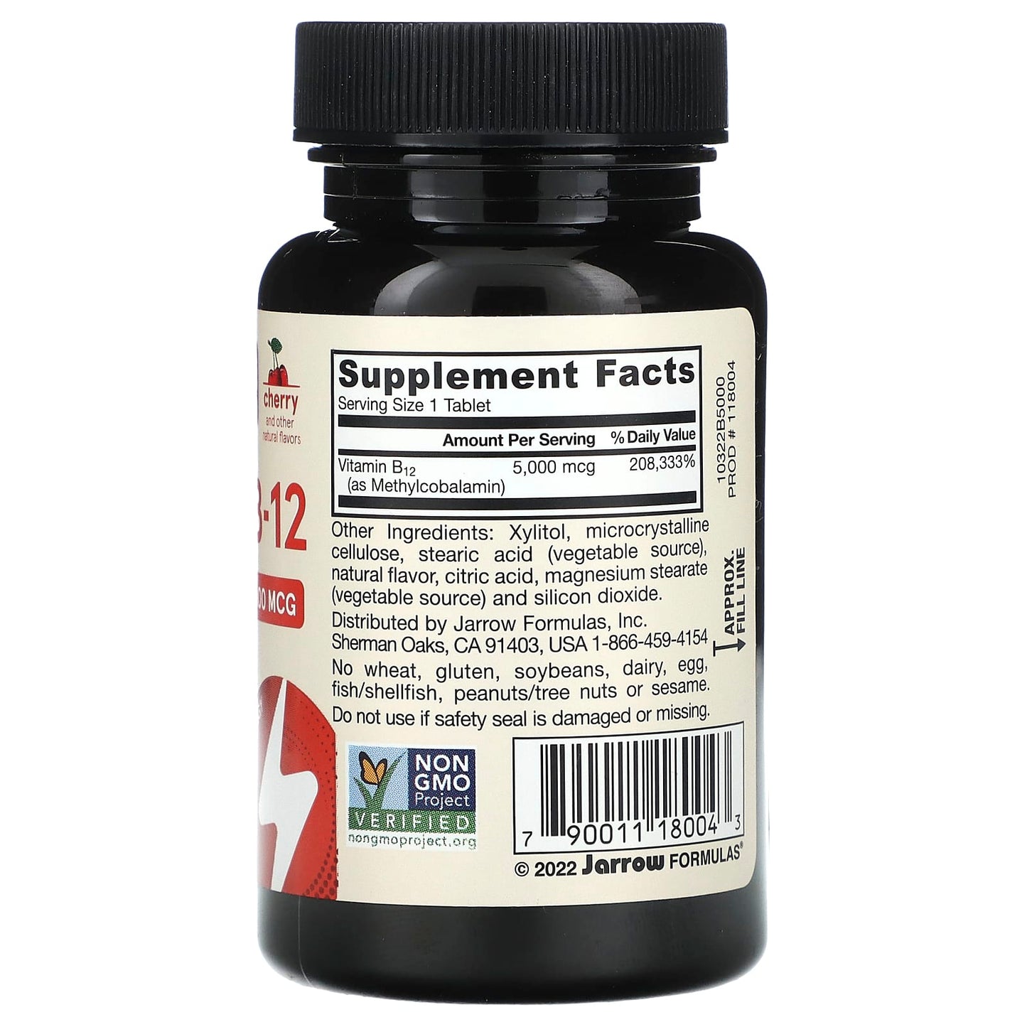 Max Strength Vegan Methyl B-12 Supplement by Jarrow Formulas - 60 Tablets - Image 2