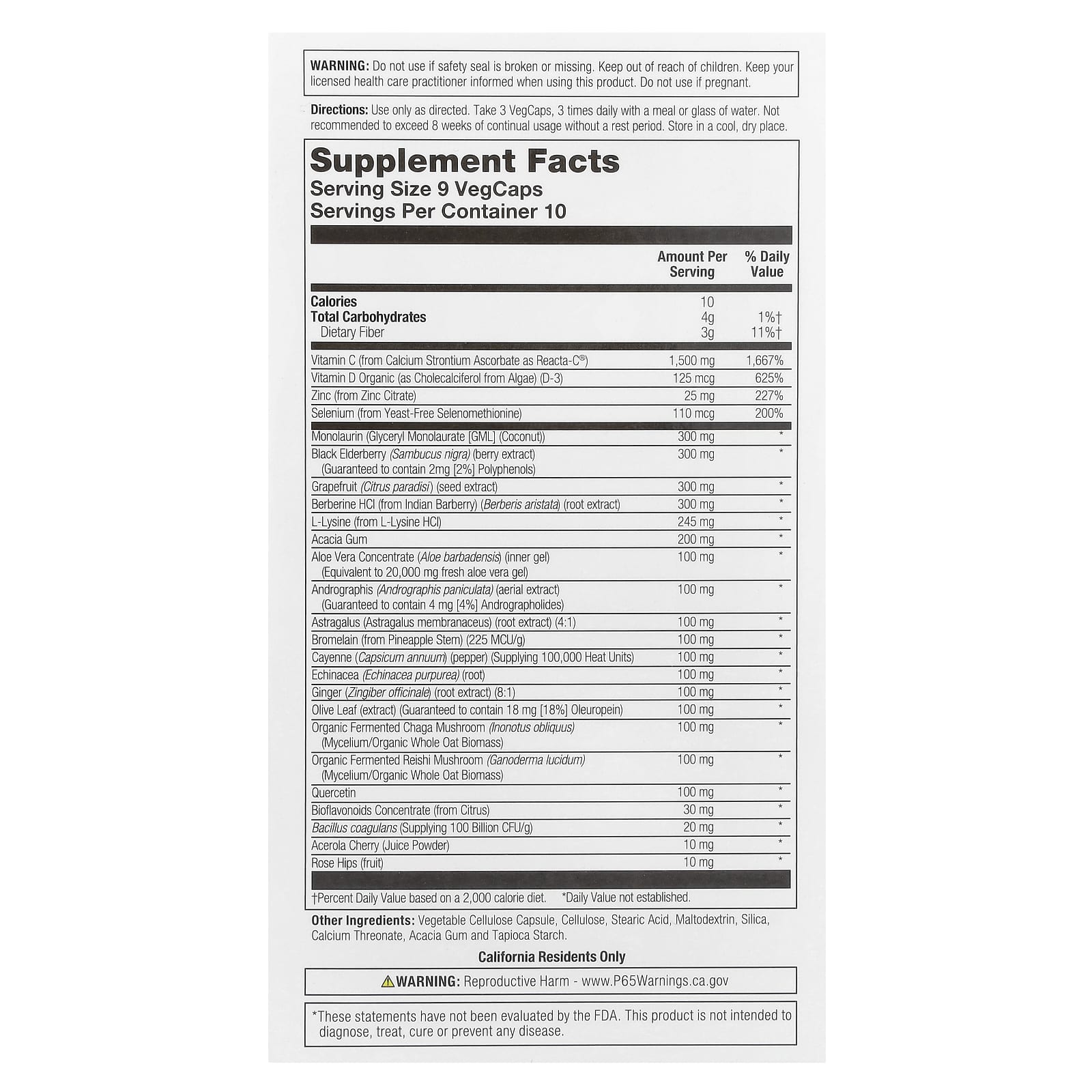 Solaray, ImmuFight™, Ultimate Immune Support, 90 VegCaps - Image 2