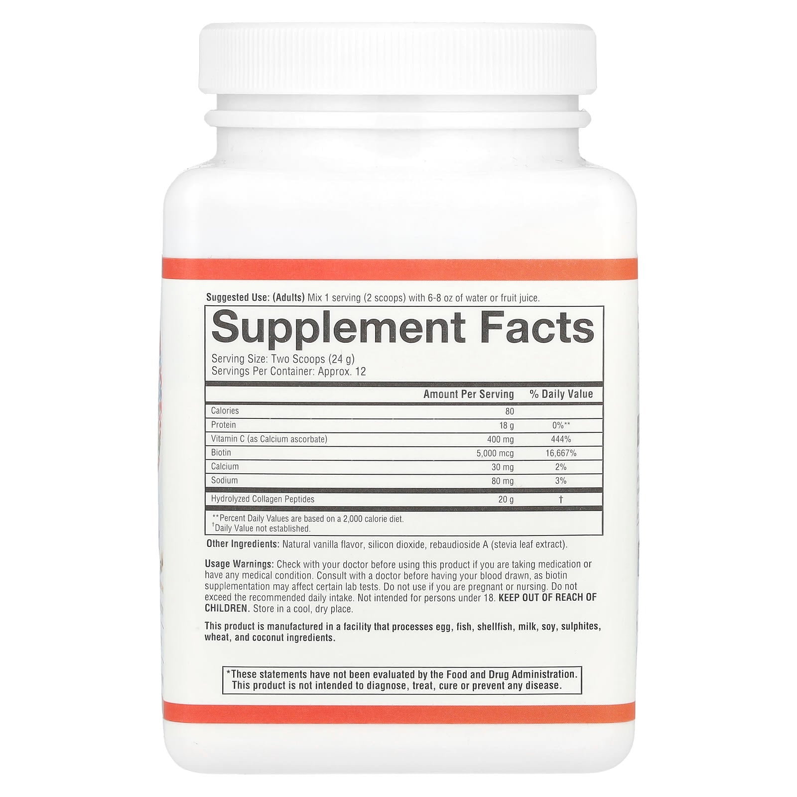 Youtheory, Collagen Powder, Vanilla, 10 oz (283 g) - Image 2