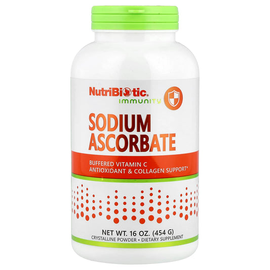 NutriBiotic, Immunity, Sodium Ascorbate, Crystalline Powder, 16 oz (454 g) - Image 1