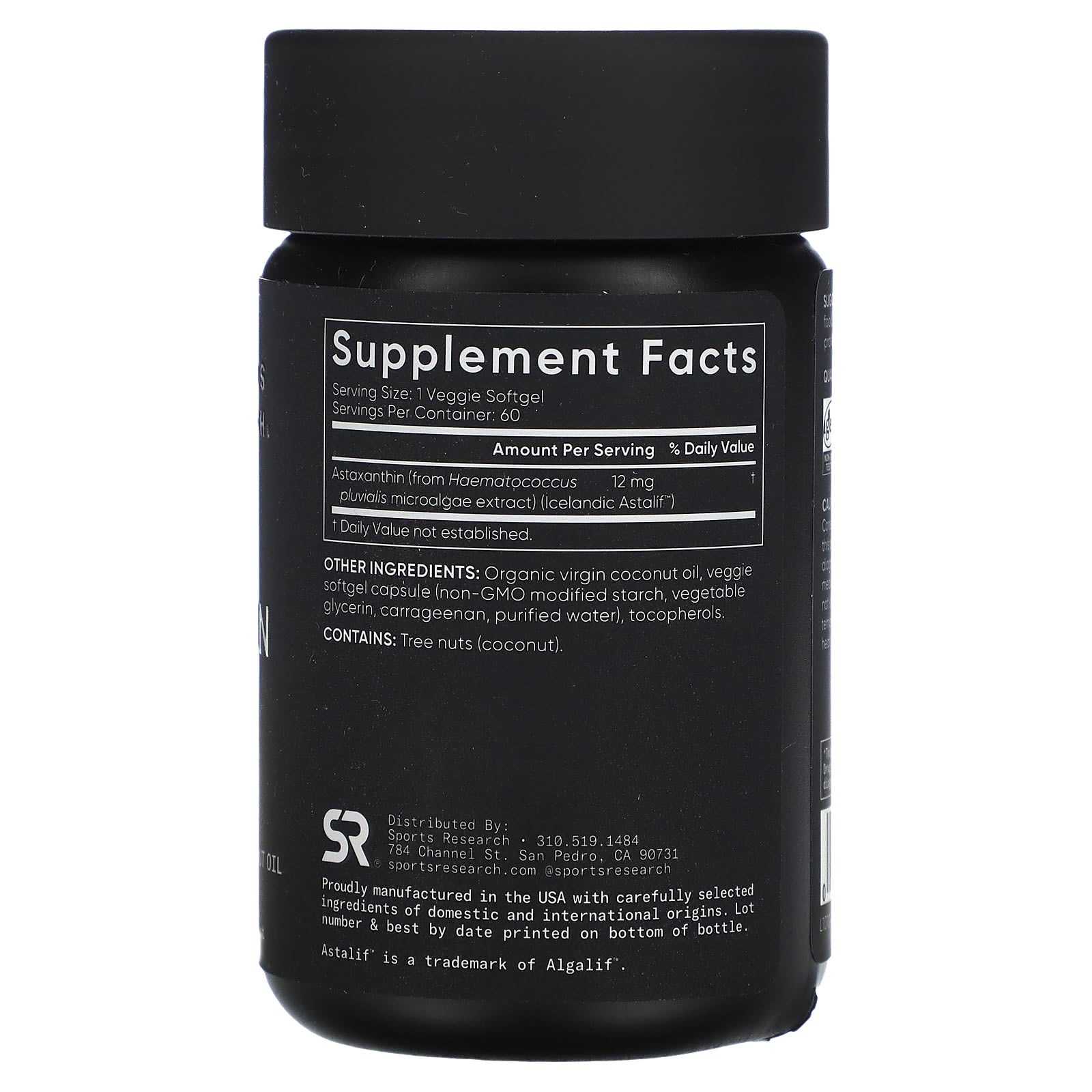 Sports Research, Astaxanthin, 12 mg, 60 Veggie Softgels