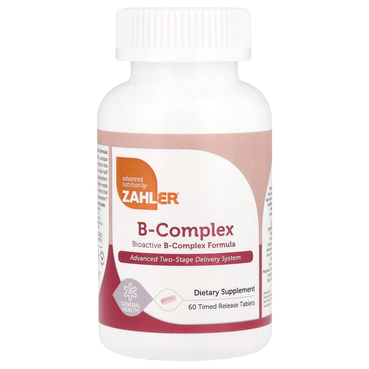 Zahler, B-Complex, 60 Timed Release Tablets - Image 1