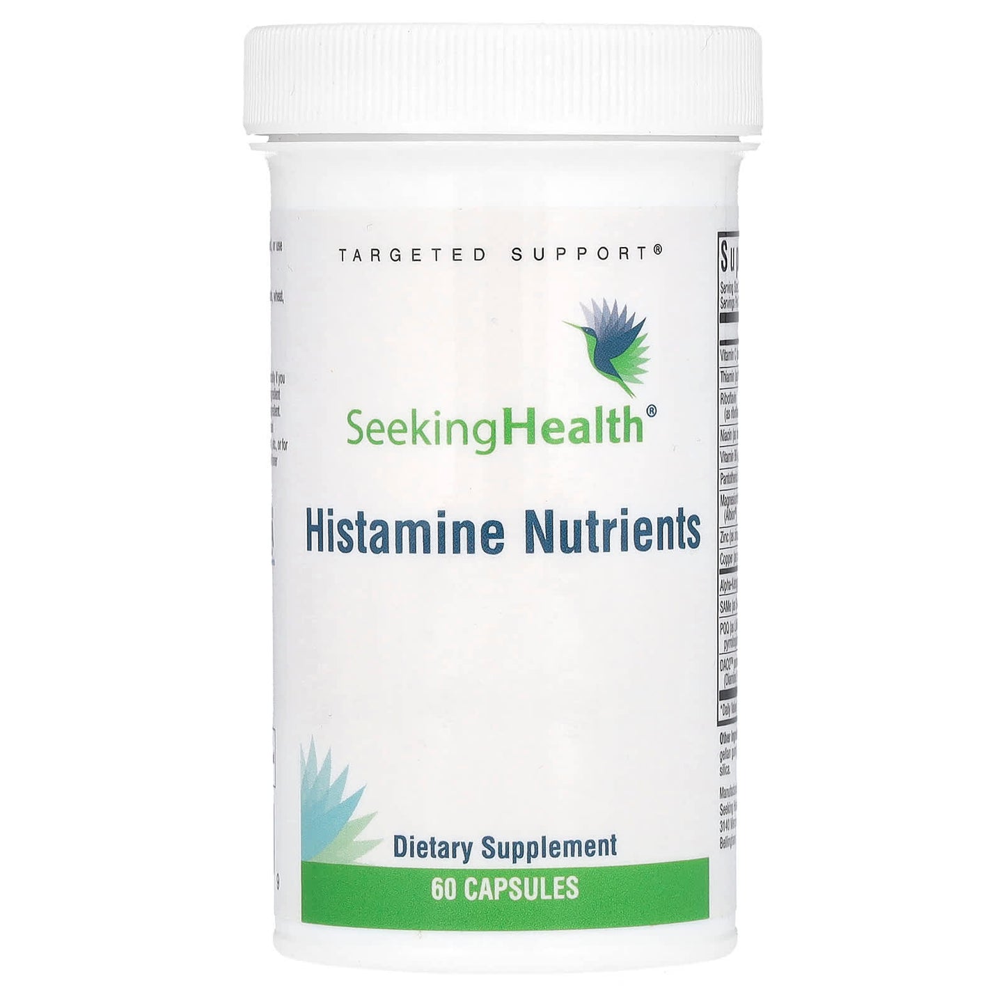 Seeking Health, Histamine Nutrients, 60 Capsules - Image 1