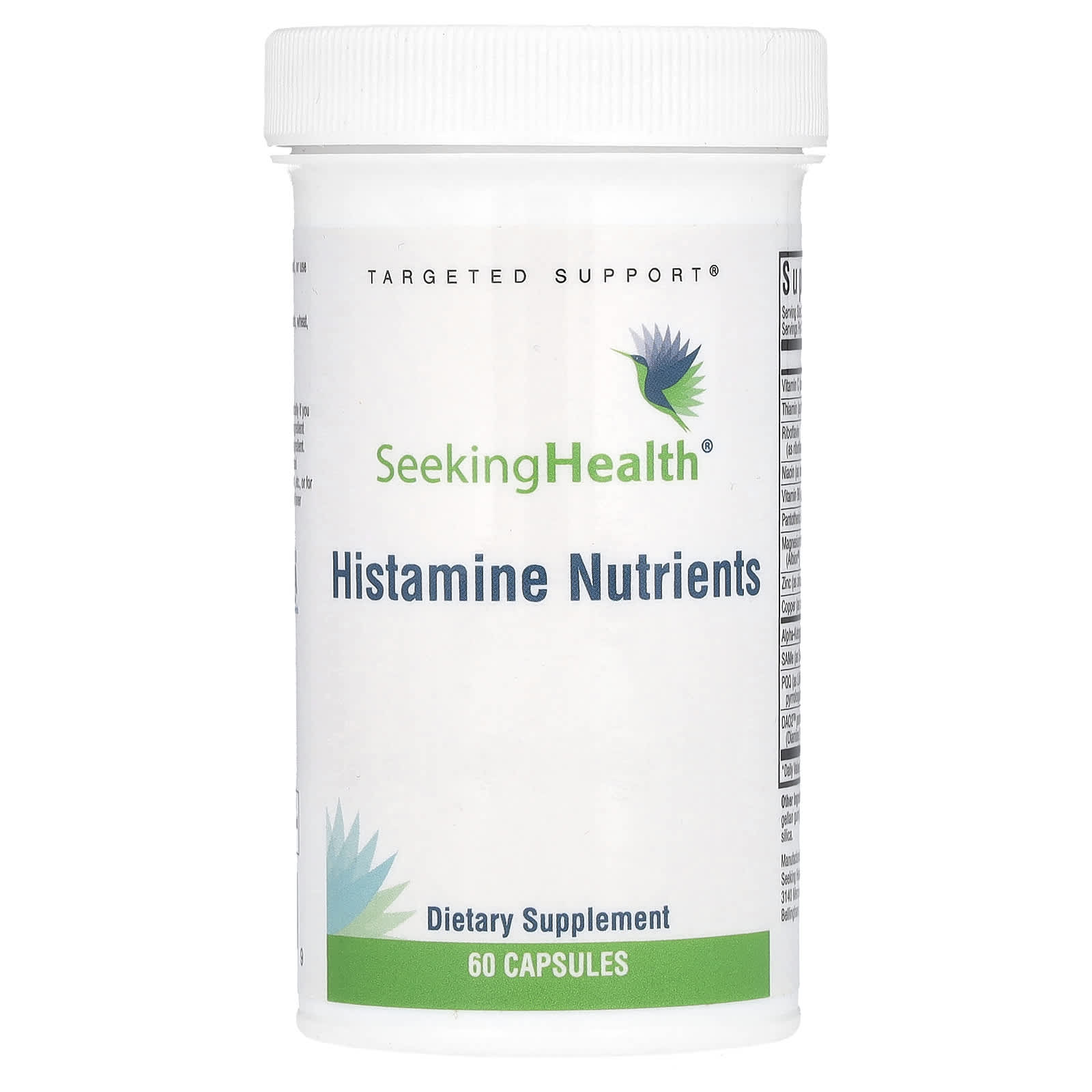 Seeking Health, Histamine Nutrients, 60 Capsules - Image 1