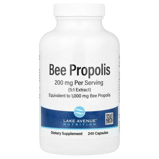 Boost Immunity with Lake Avenue Nutrition Bee Propolis 1000mg 240 Veggie Capsules - Image 1