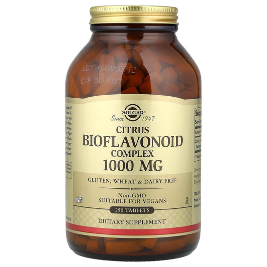 Solgar, Citrus Bioflavonoid Complex, 1,000 mg, 250 Tablets - Image 1
